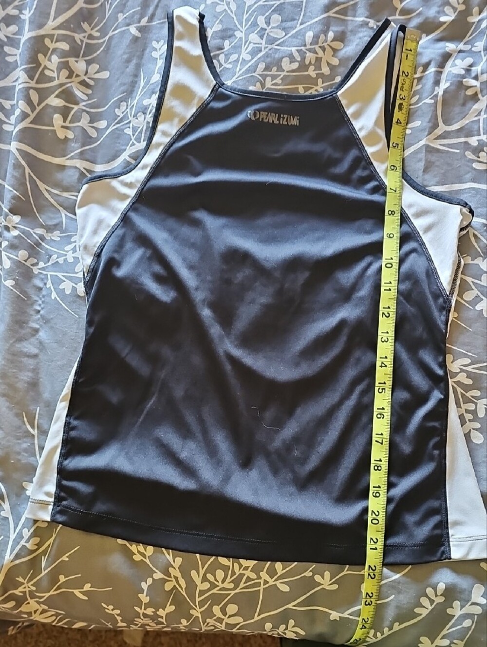 Pearl Izumi Women's Racerback Tank Tops - Black & Yellow - Picture 3 of 10